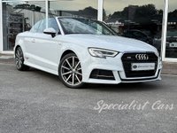 USED 2017 67 AUDI A3 CABRIOLET 2.0 TDI S line Convertible 2dr Diesel Manual Euro 6 (s/s) (184 ps) 