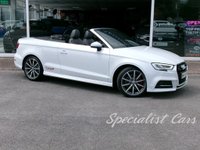 USED 2017 67 AUDI A3 CABRIOLET 2.0 TDI S line Convertible 2dr Diesel Manual Euro 6 (s/s) (184 ps) 
