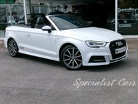USED 2017 67 AUDI A3 CABRIOLET 2.0 TDI S line Convertible 2dr Diesel Manual Euro 6 (s/s) (184 ps) 