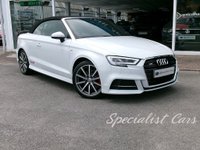 USED 2017 67 AUDI A3 CABRIOLET 2.0 TDI S line Convertible 2dr Diesel Manual Euro 6 (s/s) (184 ps) 