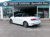 USED 2017 67 AUDI A3 CABRIOLET 2.0 TDI S line Convertible 2dr Diesel Manual Euro 6 (s/s) (184 ps) 