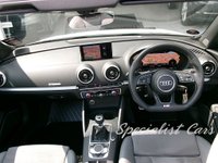 USED 2017 67 AUDI A3 CABRIOLET 2.0 TDI S line Convertible 2dr Diesel Manual Euro 6 (s/s) (184 ps) 