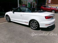 USED 2017 67 AUDI A3 CABRIOLET 2.0 TDI S line Convertible 2dr Diesel Manual Euro 6 (s/s) (184 ps) 