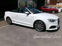 USED 2017 67 AUDI A3 CABRIOLET 2.0 TDI S line Convertible 2dr Diesel Manual Euro 6 (s/s) (184 ps) 