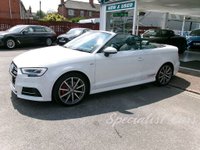 USED 2017 67 AUDI A3 CABRIOLET 2.0 TDI S line Convertible 2dr Diesel Manual Euro 6 (s/s) (184 ps) 