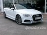 USED 2017 67 AUDI A3 CABRIOLET 2.0 TDI S line Convertible 2dr Diesel Manual Euro 6 (s/s) (184 ps) 