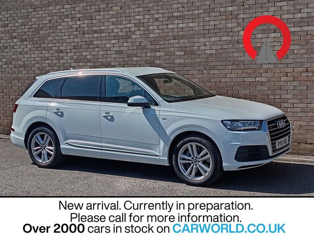 View our Audi Q7 3.0 TDI V6 45 S line SUV 5dr Diesel Tiptronic quattro Euro 6 (s/s) (231 ps)