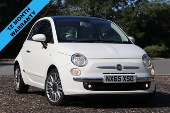 2015 FIAT 500 1.2 Lounge Hatchback 3dr Petrol Manual Euro 6 (s/s) (69 bhp) &pound;4990.00