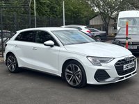 USED 2024 AUDI A3 1.5 TFSI 30 S line Sportback 5dr Petrol S Tronic Euro 6 (s/s) (116 ps) FACE LIFT MODEL, FSH