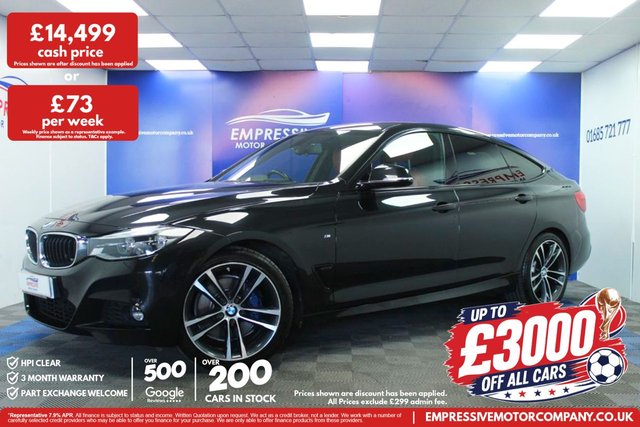 View our BMW 3 Series Gran Turismo 2.0 320i GPF M Sport GT 5dr Petrol Auto Euro 6 (s/s) (184 ps)