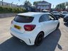 USED 2018 18 MERCEDES-BENZ A CLASS 2.1 A200d AMG Line (Executive) Hatchback 5dr Diesel 7G-DCT Euro 6-2 OWNER CAR FINISED IN CALCITE WHITE WITH BLACK HALF LEATHER-SMARTPHONE INTEGRATION PACKAGE-BLUETOOTH-CRUISE CONTROL-SATNAV-18
