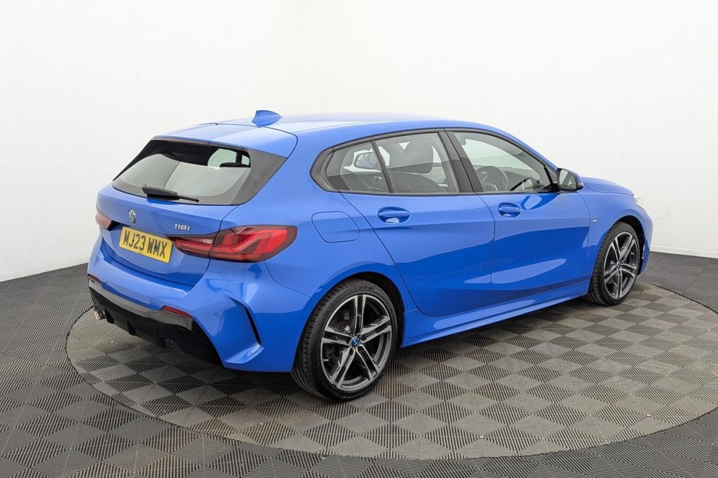 USED 2023 23 BMW 1 SERIES 1.5 118i M Sport (LCP) Hatchback 5dr Petrol Manual Euro 6 (s/s) (136 ps) Car Play, Sat Nav, Sensors