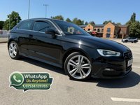 USED 2015 65 AUDI A3 2.0 TDI S line Hatchback 3dr Diesel Manual quattro Euro 6 (s/s) (Nav) (150 ps) DUAL ZONE CLIMATE, 12m MOT INCLUDED