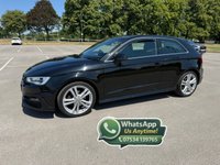 USED 2015 65 AUDI A3 2.0 TDI S line Hatchback 3dr Diesel Manual quattro Euro 6 (s/s) (Nav) (150 ps) DUAL ZONE CLIMATE, 12m MOT INCLUDED