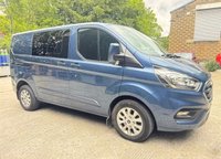 USED 2018 68 FORD TRANSIT CUSTOM 2.0 320 EcoBlue Limited Crew Van Double Cab 5dr Diesel Manual L1 H1 Euro 6 (6 Seat) (130 ps) 