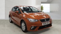 USED 2018 18 SEAT IBIZA 1.0 TSI SE Technology Hatchback 5 Door Petrol Manual Orange Euro 6  