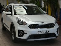 USED 2020 70 KIA NIRO 1.6 GDi 2 SUV 5dr Petrol Hybrid DCT Euro 6 (s/s) (139 bhp) NICE TIDY EXAMPLE CARPLAY PARKING CAMERA CRUISE CONTROL PARKING SENSORS 3 OWNERS SERVICE HISTORY