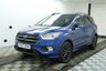 USED 2017 67 FORD KUGA 1.5 TDCi ST-Line SUV 5dr Diesel Manual Euro 6 (s/s) (120 ps) 8 INCH TOUCHSCREEN SYNC3 FORD DAB NAVIGATION SYSTEM WITH VOICE CONTROL+DUAL ZONE CLIMATE CONTROL AIR-CONDITIONING+AUTOMATIC HEADLIGHT ACTIVATION+RAIN-SENSING WINDSCREEN WIPERS+ST-LINE STYLE PACK+FRONT & REAR PARKING ASSISTANCE+REAR PRIVACY GLASS+'BLAZER BLUE' PAINT+18 INCH ALLOY WHEELS.
