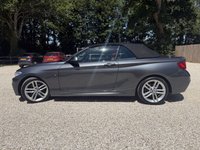 USED 2017 17 BMW 2 SERIES 2.0 220i M Sport Convertible 2dr Petrol Auto Euro 6 (s/s) (184 ps) FULL BMW SERVICE HISTORY 2 KEY