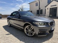 USED 2017 17 BMW 2 SERIES 2.0 220i M Sport Convertible 2dr Petrol Auto Euro 6 (s/s) (184 ps) FULL BMW SERVICE HISTORY 2 KEY
