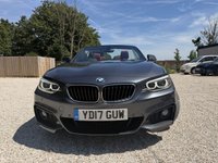USED 2017 17 BMW 2 SERIES 2.0 220i M Sport Convertible 2dr Petrol Auto Euro 6 (s/s) (184 ps) FULL BMW SERVICE HISTORY 2 KEY
