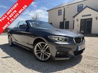 USED 2017 17 BMW 2 SERIES 2.0 220i M Sport Convertible 2dr Petrol Auto Euro 6 (s/s) (184 ps) FULL BMW SERVICE HISTORY 2 KEY