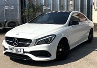 USED 2017 17 MERCEDES-BENZ CLA 2.1 CLA200d AMG Line Coupe 4dr Diesel Manual Euro 6 (s/s) (136 ps) - SAT NAV - PART LEATHER - P/SENSORS - BLUETOOTH - CRUISE - LED DRL