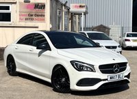 USED 2017 17 MERCEDES-BENZ CLA 2.1 CLA200d AMG Line Coupe 4dr Diesel Manual Euro 6 (s/s) (136 ps) - SAT NAV - PART LEATHER - P/SENSORS - BLUETOOTH - CRUISE - LED DRL