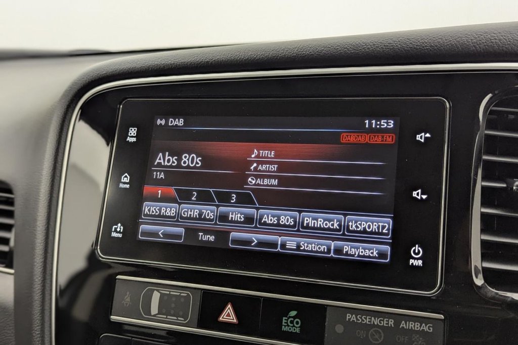USED 2019 69 MITSUBISHI OUTLANDER 2.4h TwinMotor 13.8kWh Juro SUV 5dr Petrol Plug-in Hybrid CVT 4WD Euro 6 (s/s) (209 ps) 4WD, Heated Screen, Keyless