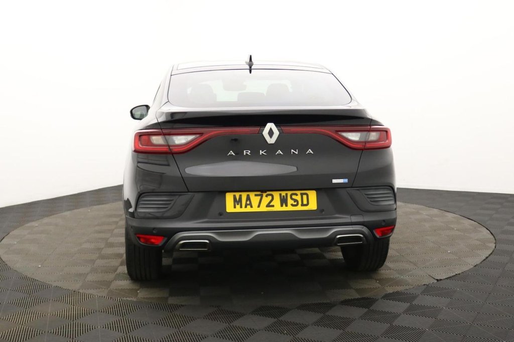 USED 2022 72 RENAULT ARKANA 1.6 E-TECH r.s. line SUV 5dr Petrol Hybrid Auto 2WD Euro 6 (s/s) (145 bhp) Sat Nav, Keyless, Rear Camera