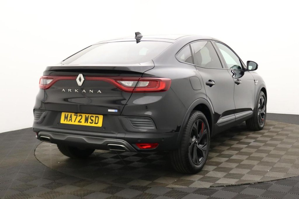 USED 2022 72 RENAULT ARKANA 1.6 E-TECH r.s. line SUV 5dr Petrol Hybrid Auto 2WD Euro 6 (s/s) (145 bhp) Sat Nav, Keyless, Rear Camera