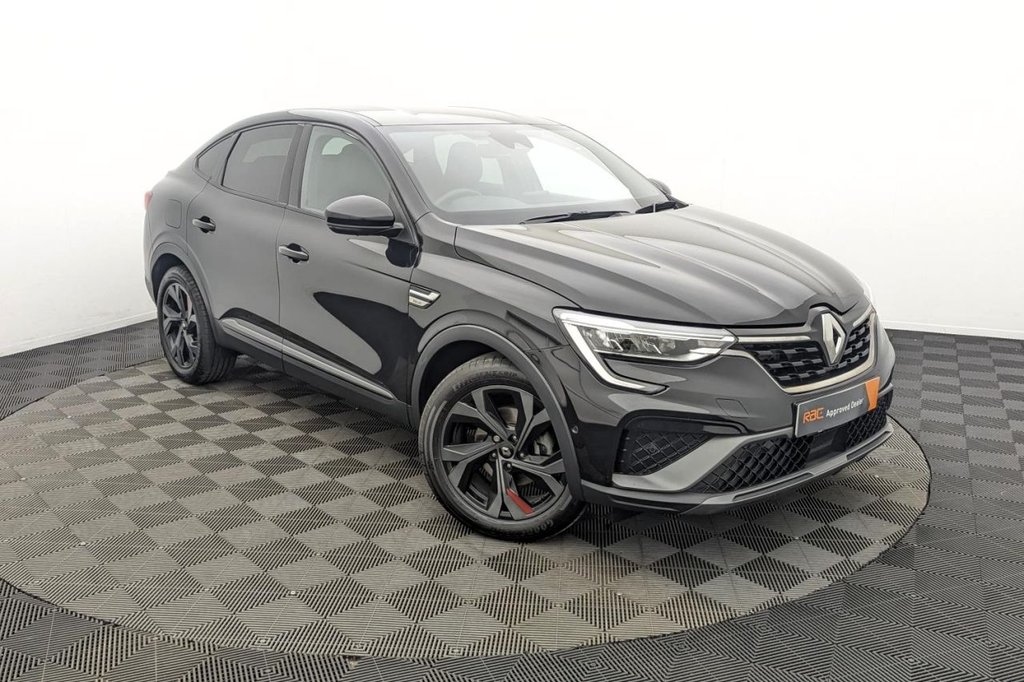 USED 2022 72 RENAULT ARKANA 1.6 E-TECH r.s. line SUV 5dr Petrol Hybrid Auto 2WD Euro 6 (s/s) (145 bhp) Sat Nav, Keyless, Rear Camera