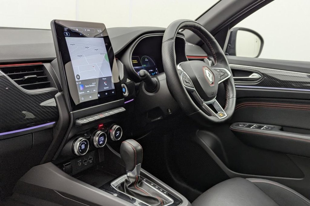 USED 2022 72 RENAULT ARKANA 1.6 E-TECH r.s. line SUV 5dr Petrol Hybrid Auto 2WD Euro 6 (s/s) (145 bhp) Sat Nav, Keyless, Rear Camera