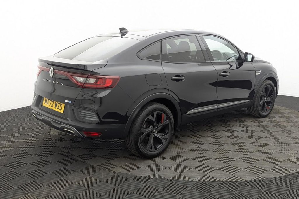 USED 2022 72 RENAULT ARKANA 1.6 E-TECH r.s. line SUV 5dr Petrol Hybrid Auto 2WD Euro 6 (s/s) (145 bhp) Sat Nav, Keyless, Rear Camera