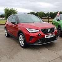 USED 2023 23 SEAT ARONA 1.0 TSI FR SUV 5dr Petrol Manual Euro 6 (s/s) (110 ps) SAT NAV PARK SENSORS CRUISE CONTROL