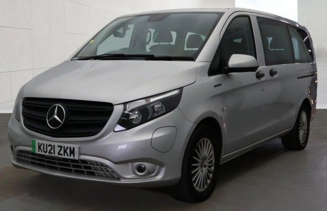 View our Mercedes-Benz Evito 100kWh PRO Tourer 5dr Electric Auto FWD L2 (8Seat) (204 ps).*8 SEATS*LWB*AUTO*100kwH BATTERY*OVER 70 MINIBUSES IN STOCK*