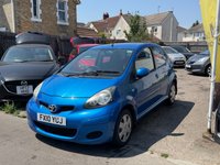USED 2010 10 TOYOTA AYGO 1.0 VVT-i Blue Hatchback 5dr Petrol Manual Euro 4 (67 bhp) 