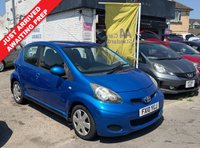 USED 2010 10 TOYOTA AYGO 1.0 VVT-i Blue Hatchback 5dr Petrol Manual Euro 4 (67 bhp) 