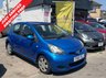 USED 2010 10 TOYOTA AYGO 1.0 VVT-i Blue Hatchback 5dr Petrol Manual Euro 4 (67 bhp) 