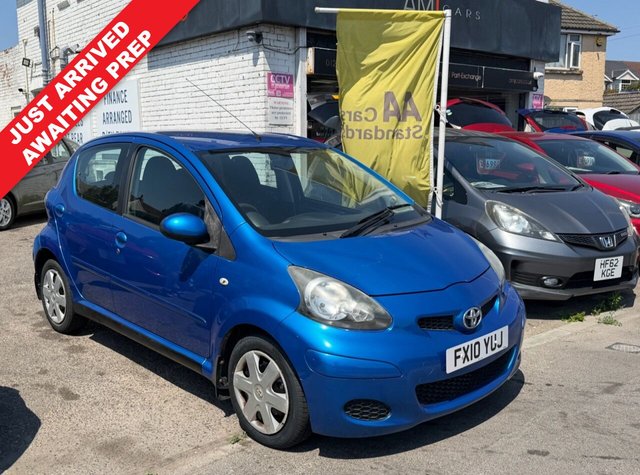 View our Toyota Aygo 1.0 VVT-i Blue Hatchback 5dr Petrol Manual Euro 4 (67 bhp)