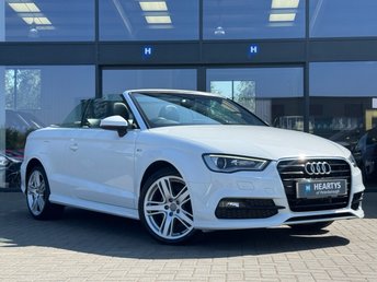 2014 AUDI A3 CABRIOLET 1.8 TFSI S line Convertible 2dr Petrol S Tronic Euro 6 (s/s) (180 ps) &pound;12450.00
