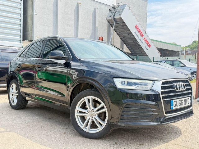 2016 66 AUDI Q3 2.0 TDI S line Euro 6 (s/s) 5dr (Nav) LOW MILES ULEZ NEW MOT SERVICE