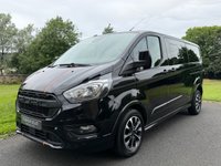 USED 2021 70 FORD TRANSIT CUSTOM 2.0 320 EcoBlue Sport Crew Van Double Cab 5dr Diesel Manual L2 H1 Euro 6 (s/s) (185 ps) Rear Parking Camera