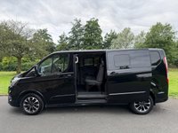 USED 2021 70 FORD TRANSIT CUSTOM 2.0 320 EcoBlue Sport Crew Van Double Cab 5dr Diesel Manual L2 H1 Euro 6 (s/s) (185 ps) Rear Parking Camera