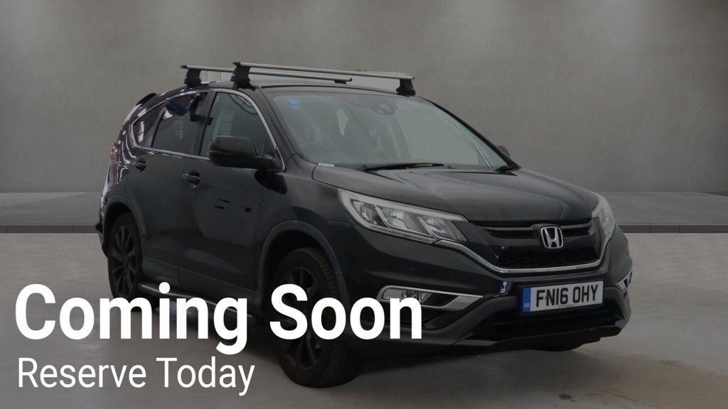 USED 2016 16 HONDA CR-V 1.6 i-DTEC Black Edition SUV 5dr Diesel Manual 4WD Euro 6 (s/s) (160 ps) 1 OWNER FROM NEW 2 KEYS SH