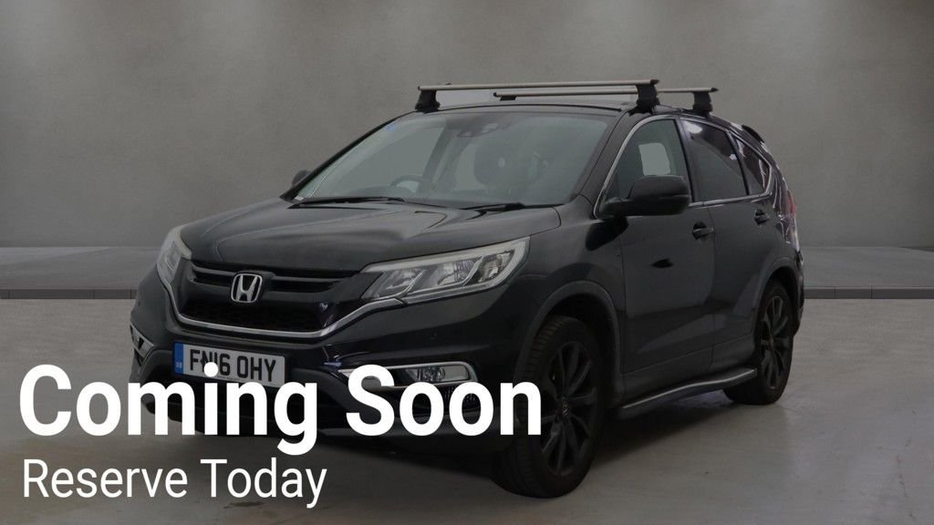 USED 2016 16 HONDA CR-V 1.6 i-DTEC Black Edition SUV 5dr Diesel Manual 4WD Euro 6 (s/s) (160 ps) 1 OWNER FROM NEW 2 KEYS SH