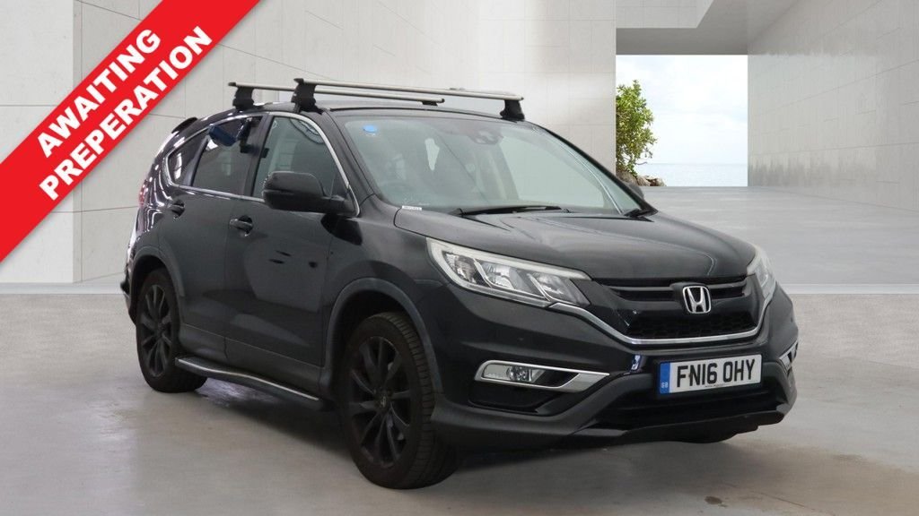 USED 2016 16 HONDA CR-V 1.6 i-DTEC Black Edition SUV 5dr Diesel Manual 4WD Euro 6 (s/s) (160 ps) 1 OWNER FROM NEW 2 KEYS SH