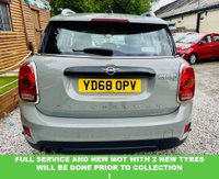 USED 2018 68 MINI COUNTRYMAN 2.0 Cooper D SUV 5dr Diesel Auto Euro 6 (s/s) (150 ps) MINI Countryman Cooper D comes with the peace of mind of an 18 month warranty and a full dealership service history, with its most recent service completed on 20 June 2026 at 140,200 miles. This vehicle is powered by a 2.0 litre diesel engine that meets Euro 6 emission standards. Inside, the cabin is equipped with manual air conditioning and a Visual Boost radio system that includes Bluetooth connectivity. Parking is made straightforward by the inclusion of rear parking distance control.