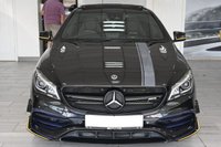 USED 2017 67 MERCEDES-BENZ CLA 2.0 CLA45 AMG Yellow Night Edition Coupe 4dr Petrol SpdS DCT 4MATIC Euro 6 (s/s) (381 ps) SAT NAV R-CAM P-ROOF AMG H-LEATHERS