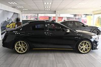 USED 2017 67 MERCEDES-BENZ CLA 2.0 CLA45 AMG Yellow Night Edition Coupe 4dr Petrol SpdS DCT 4MATIC Euro 6 (s/s) (381 ps) SAT NAV R-CAM P-ROOF AMG H-LEATHERS